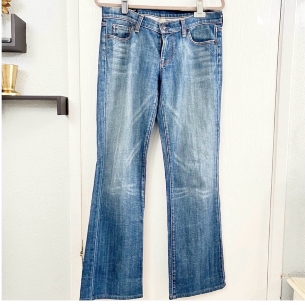 Citizens Of Humanity Kelly #001 Low
Waist Bootcut Blue Flare Jeans Size 29